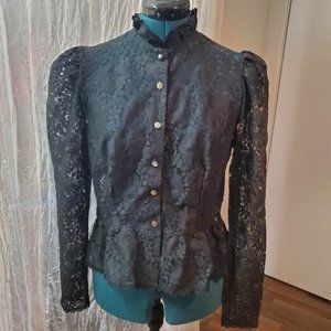 🔥LAST CHANCE🔥 Vintage Black Lace Jacket